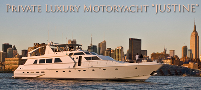 NY charter yacht Justine starboard